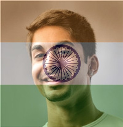 Indian Flag Overlay